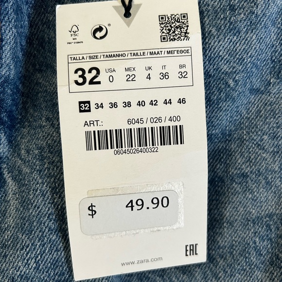 Zara Straight leg Jeans - Picture 4 of 4